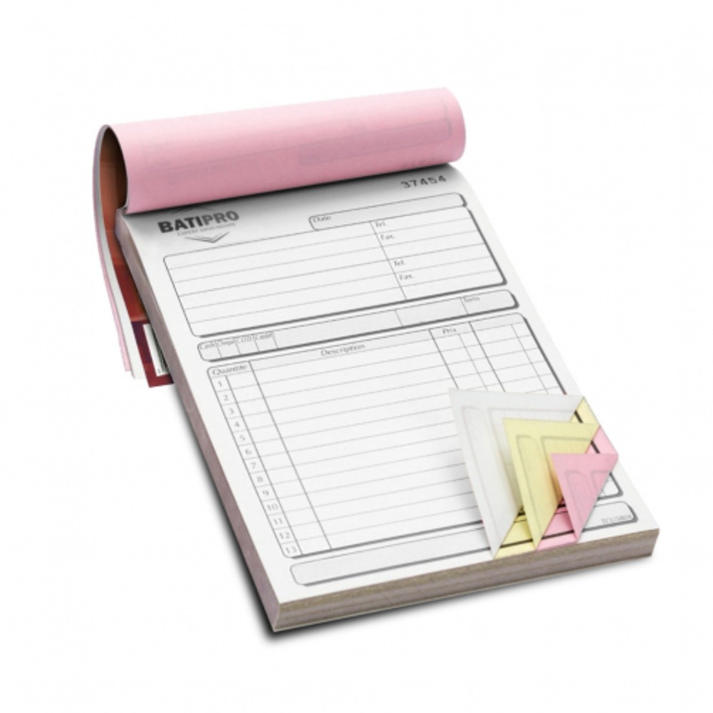 Carnets autocopiants